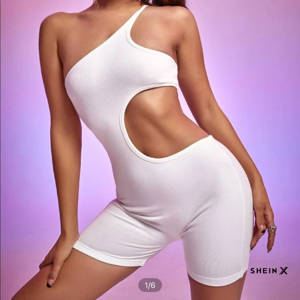 Shein One Shoulder Romper / Unitard